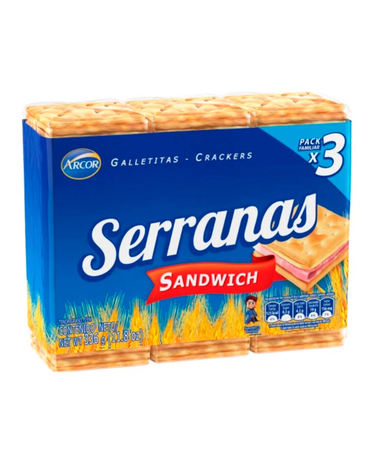 Galletas Serranas Sandwich *3 Unidades